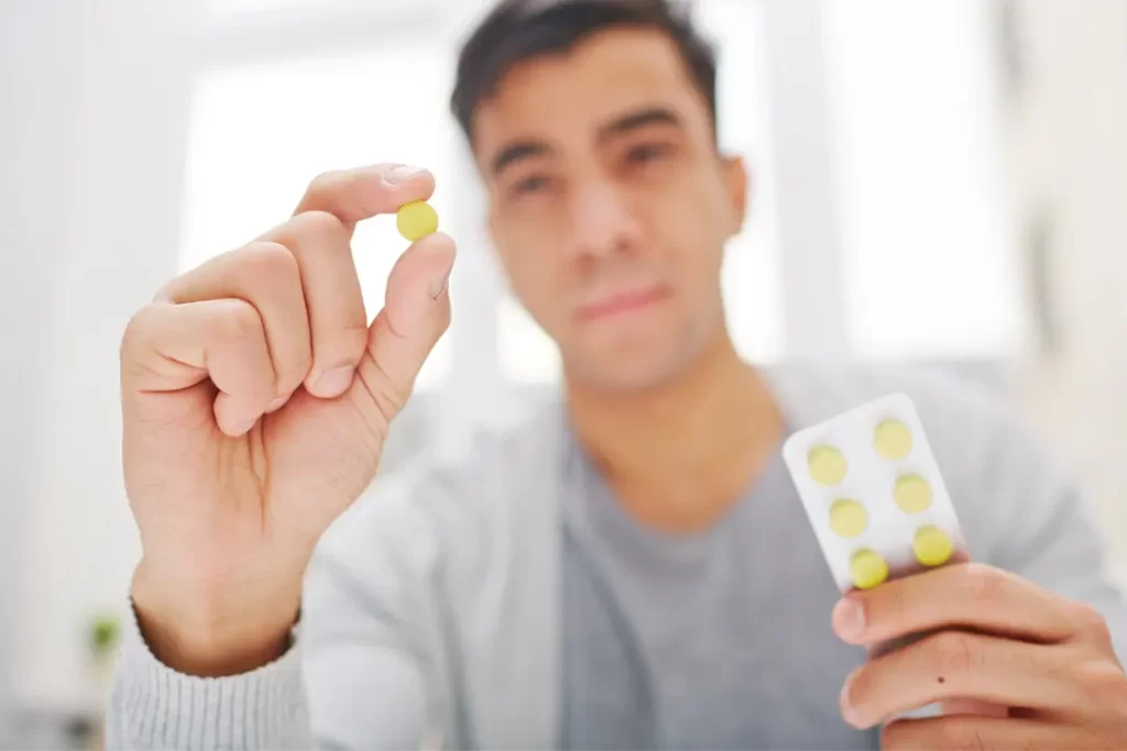 Boy with focused GABA supplements