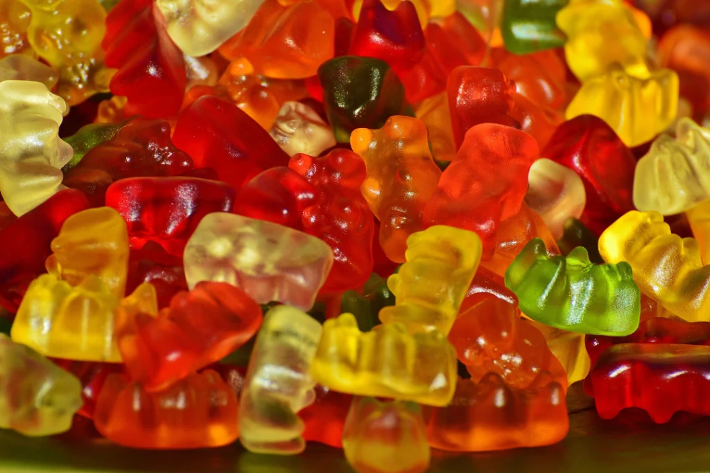 close up shoot of gummies
Partnered Process Wyld CBD gummies are sourced from fruits and vegetables