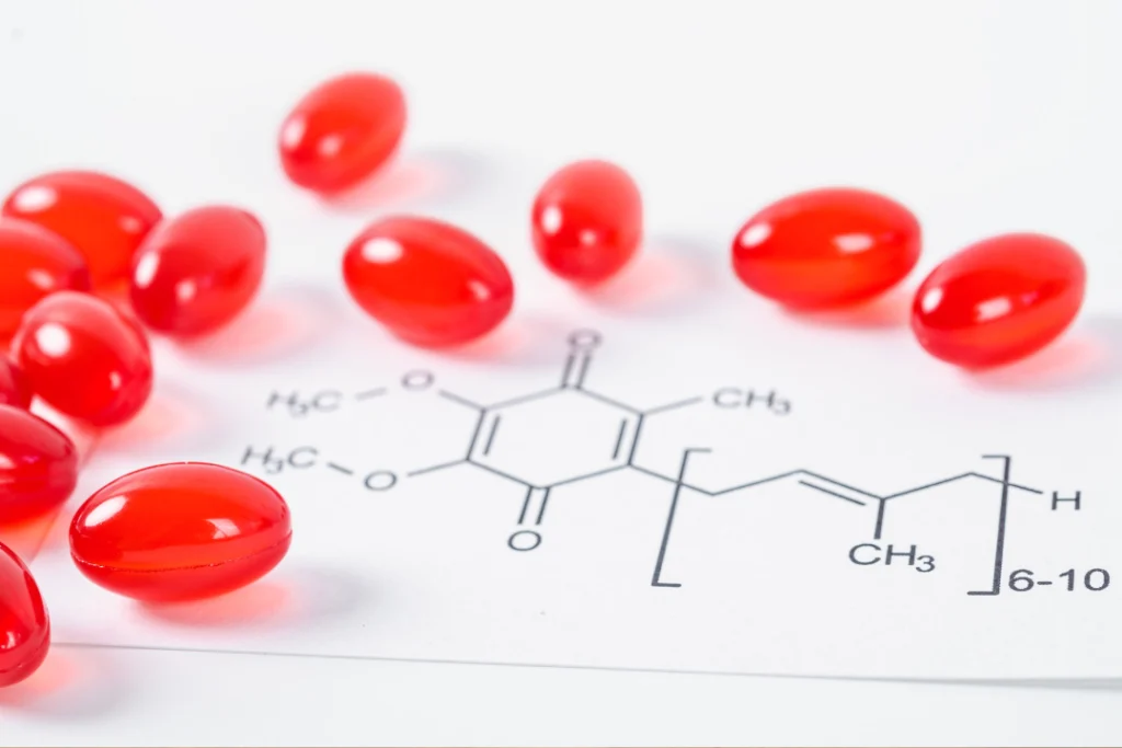 Coenzyme Q10 pills with formula