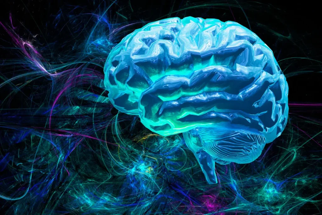 computer artwork of a human brain
brain fog test
