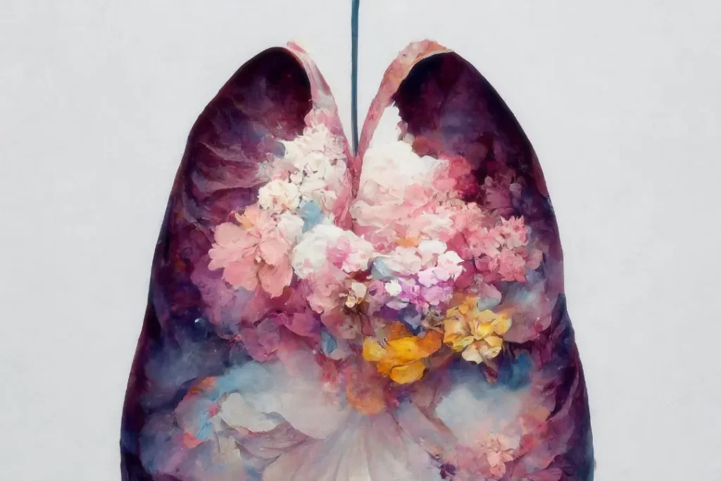 Healthy human lungs.
