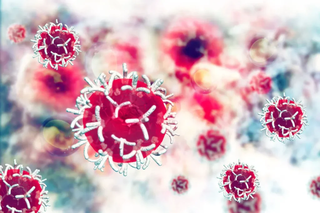 Cancer cells.