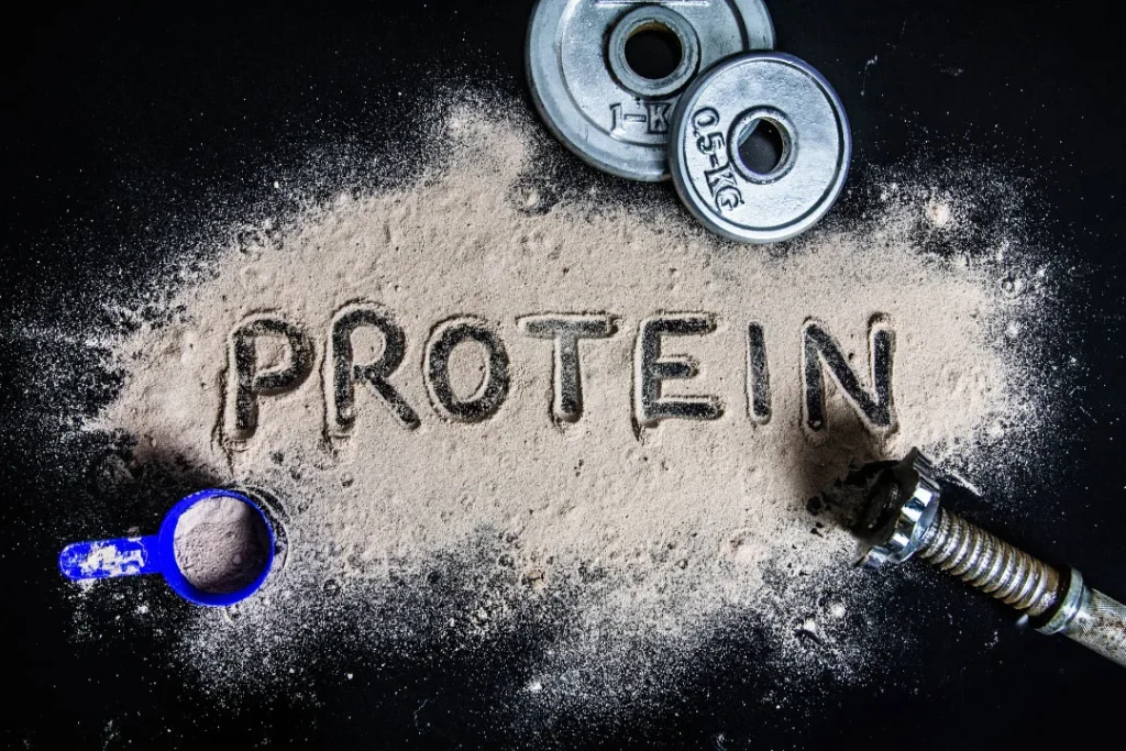 Protein powder.