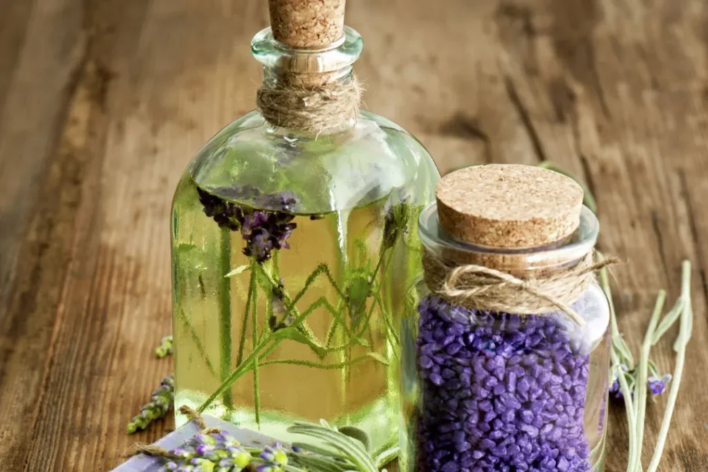 Lavender oil.