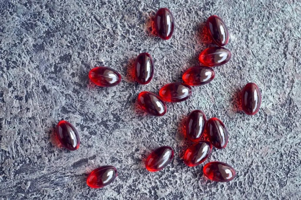Krill oil supplements