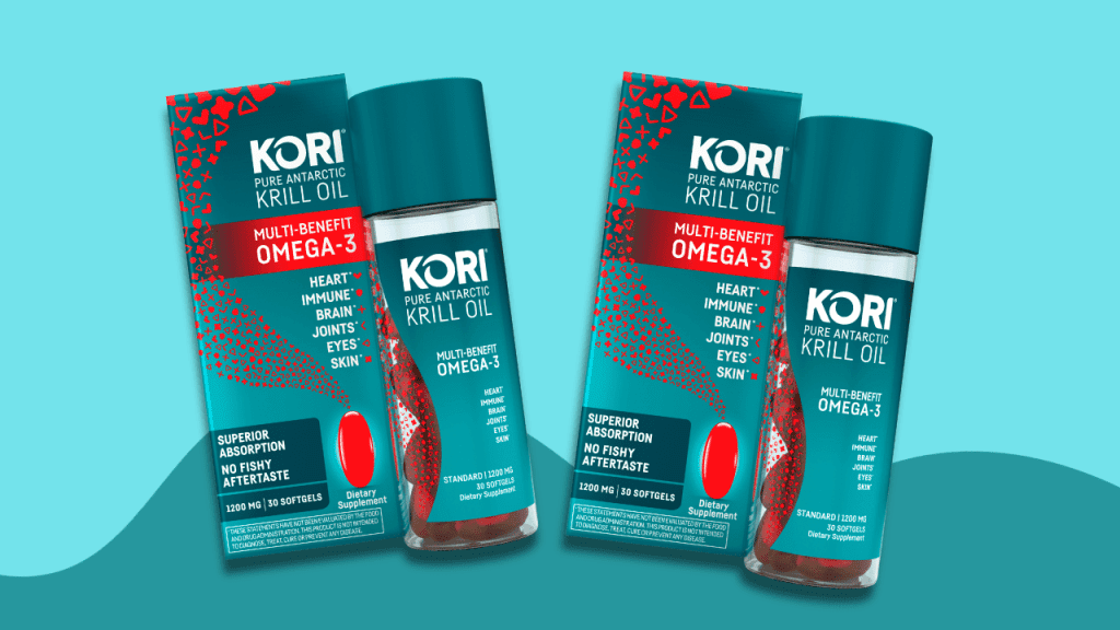 Kori Krill Oil Softgels 1200 mg