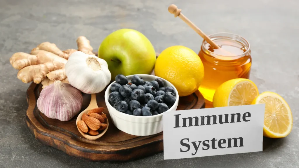 Food items for healthy immunity.