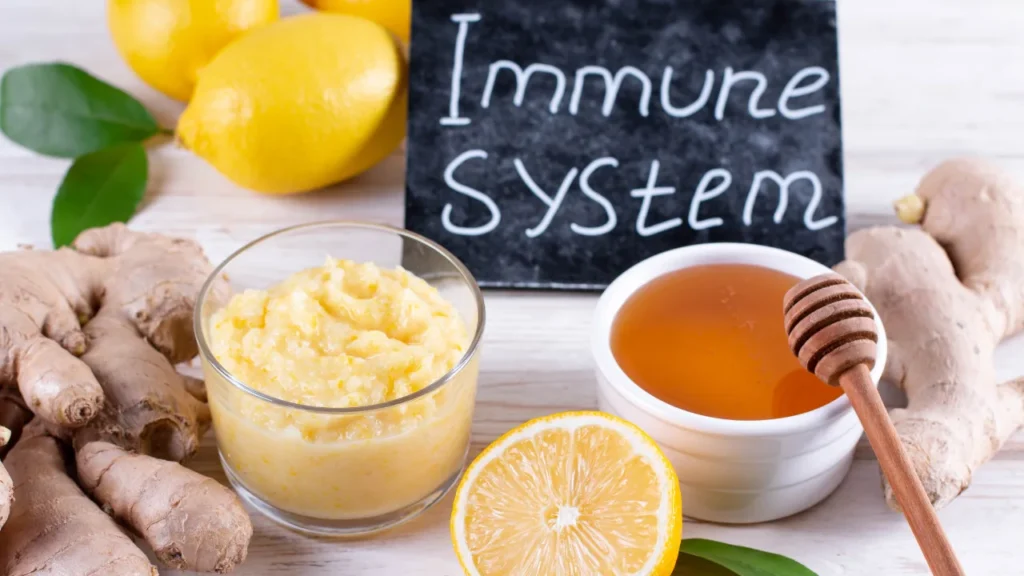 Food items for healthy immunity.
