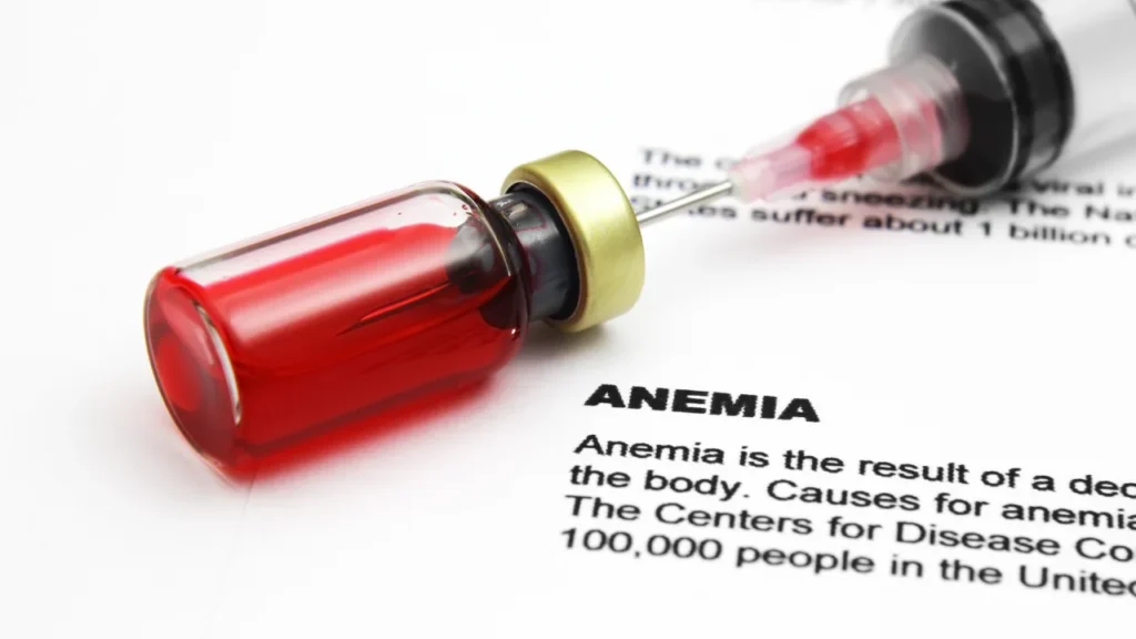 Blood sample.