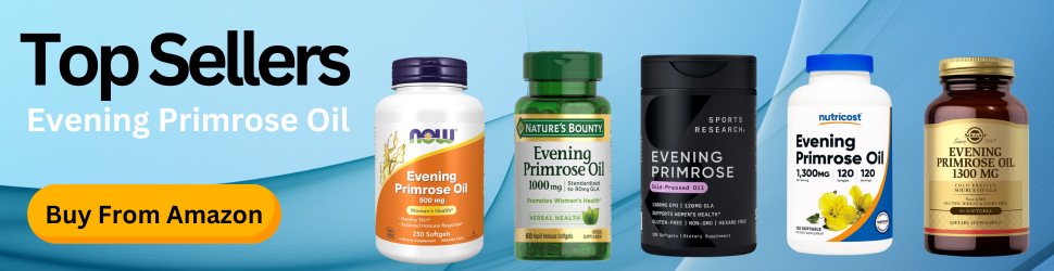 Evening Primrose Oil nourishes the skin and soothes eczema naturally—Feel the Comfort, Buy Evening Primrose Oil Today!
