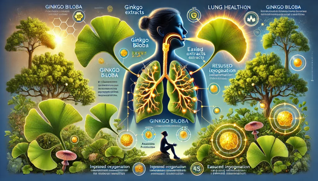 Ginkgo biloba for lungs.