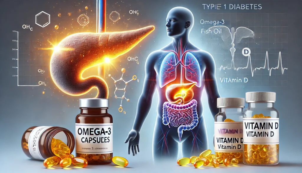 Omega 3 and vitamin d for type 1 diabetes