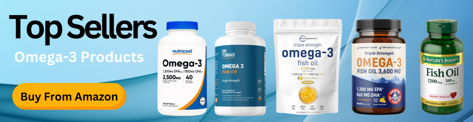 Omega-3 fatty acids reduce nerve inflammation and support recovery in Guillain-Barré Syndrome—Promote Nerve Health, Shop Now on Amazon!