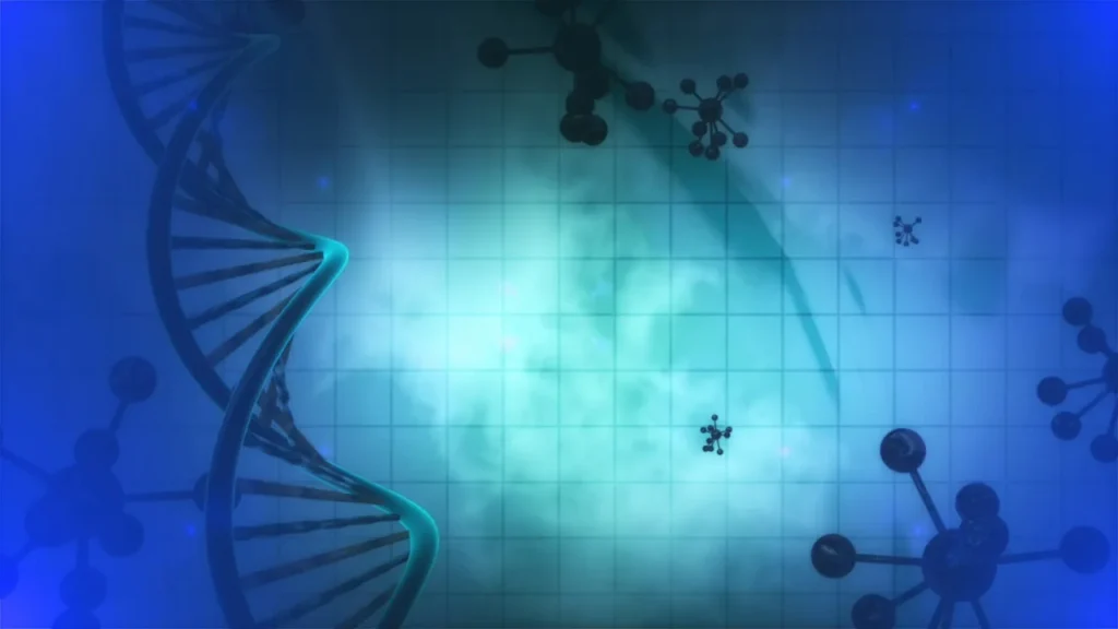 DNA structure.