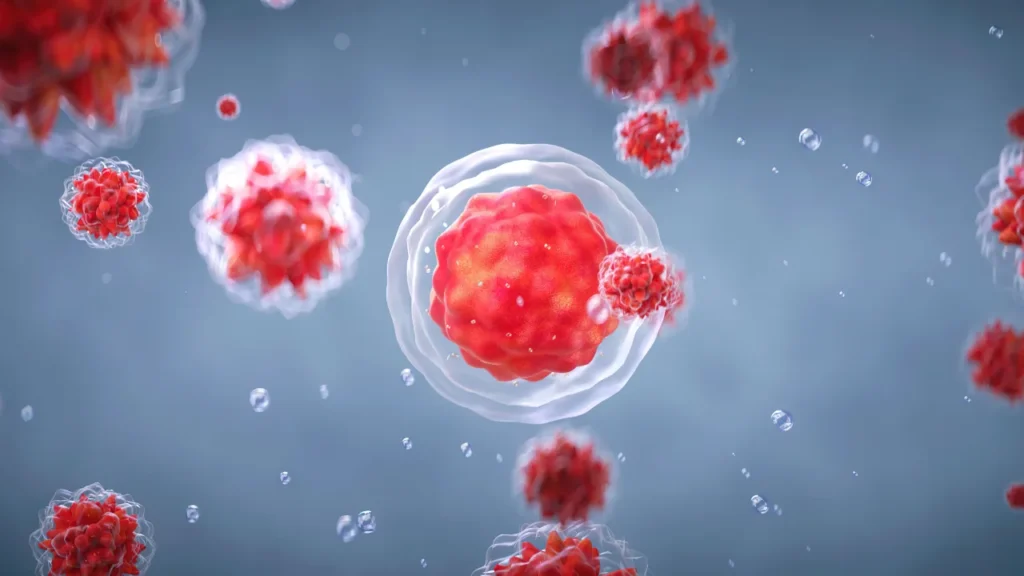 Healthy immune cells.