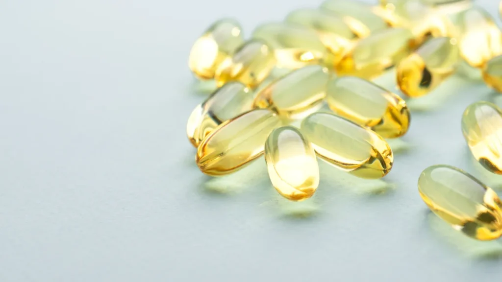 Omega 3 supplements.