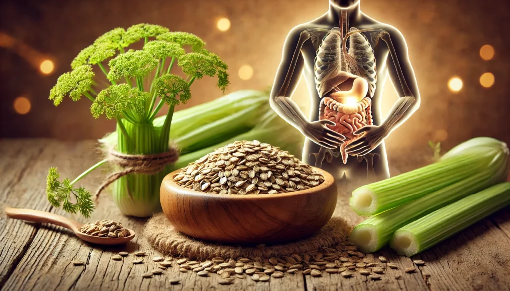 celery seed for gout and gastrointestinal health.