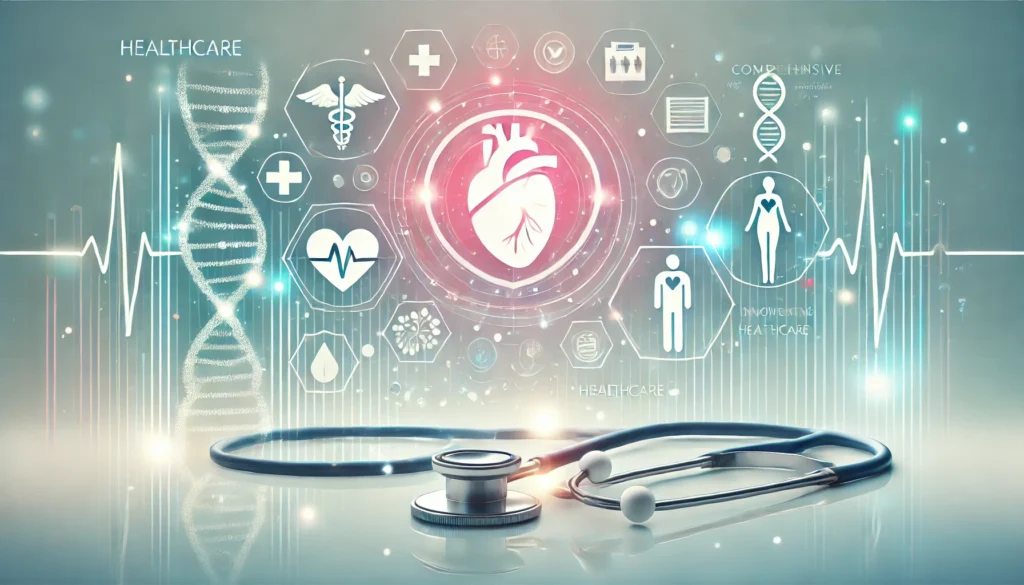 concept of healthcare in a modern and holistic context.