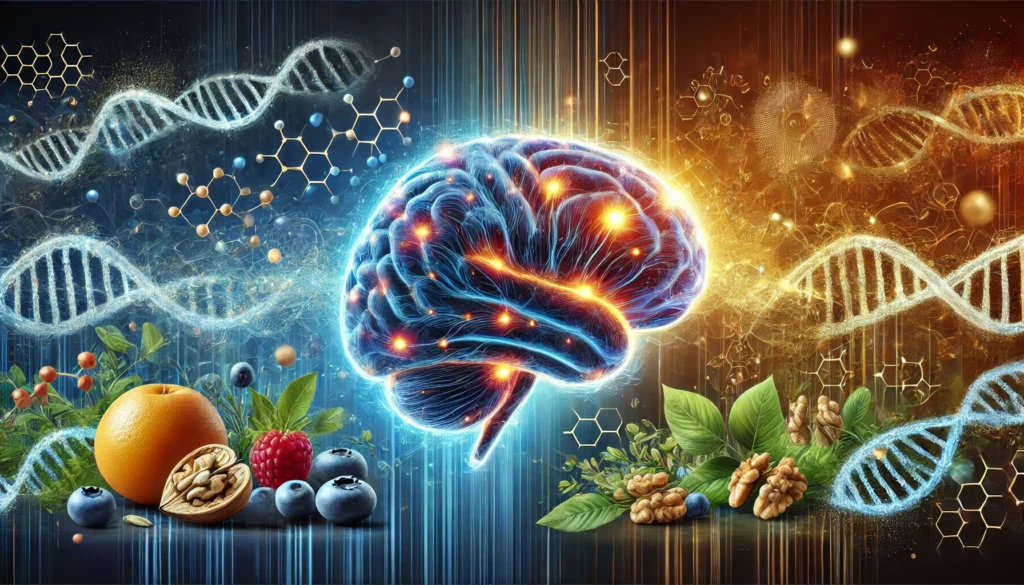 human brain glowing with active neural connections