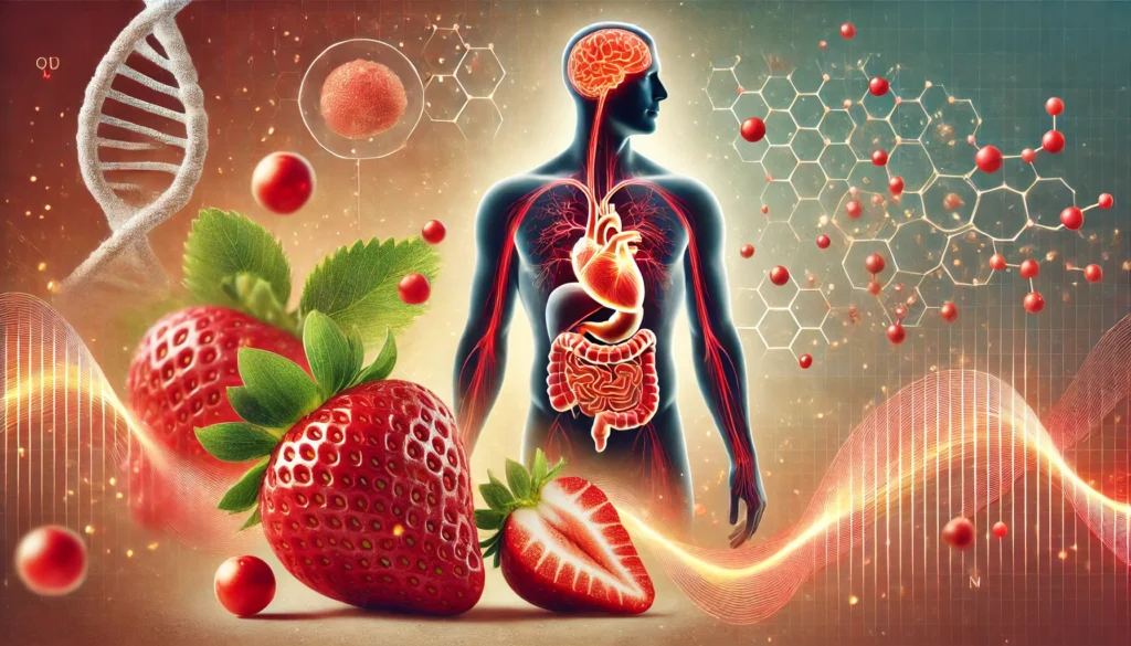 strawberries as a natural superfood for overall body health.