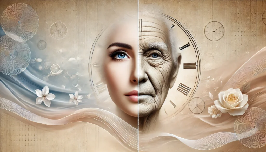 the concept of aging in a thoughtful and artistic way.