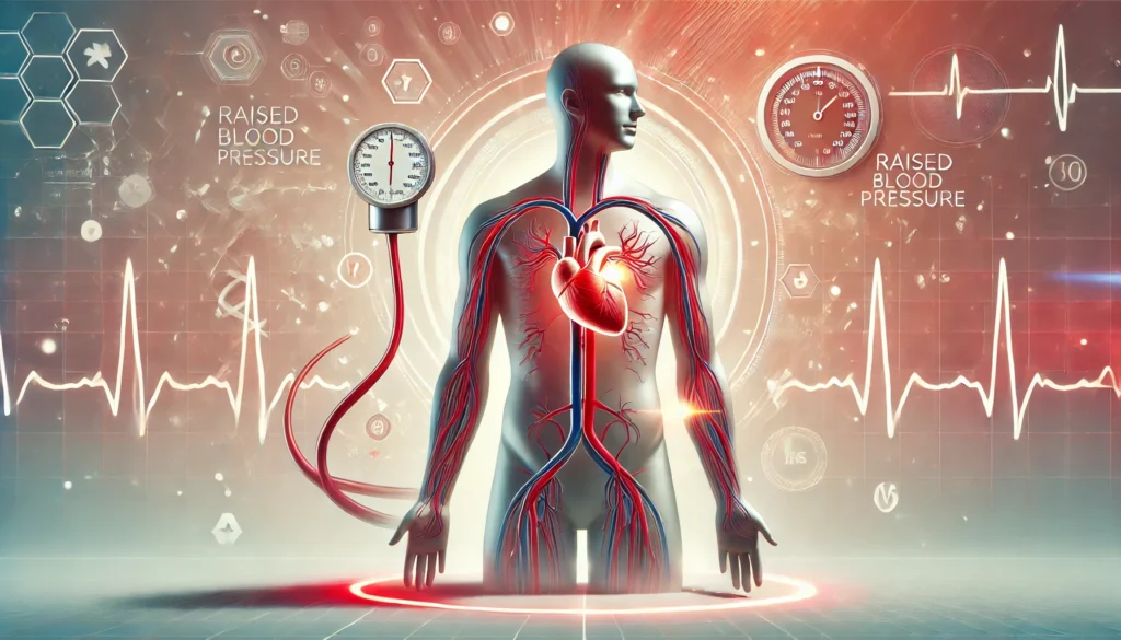 the concept of raised blood pressure