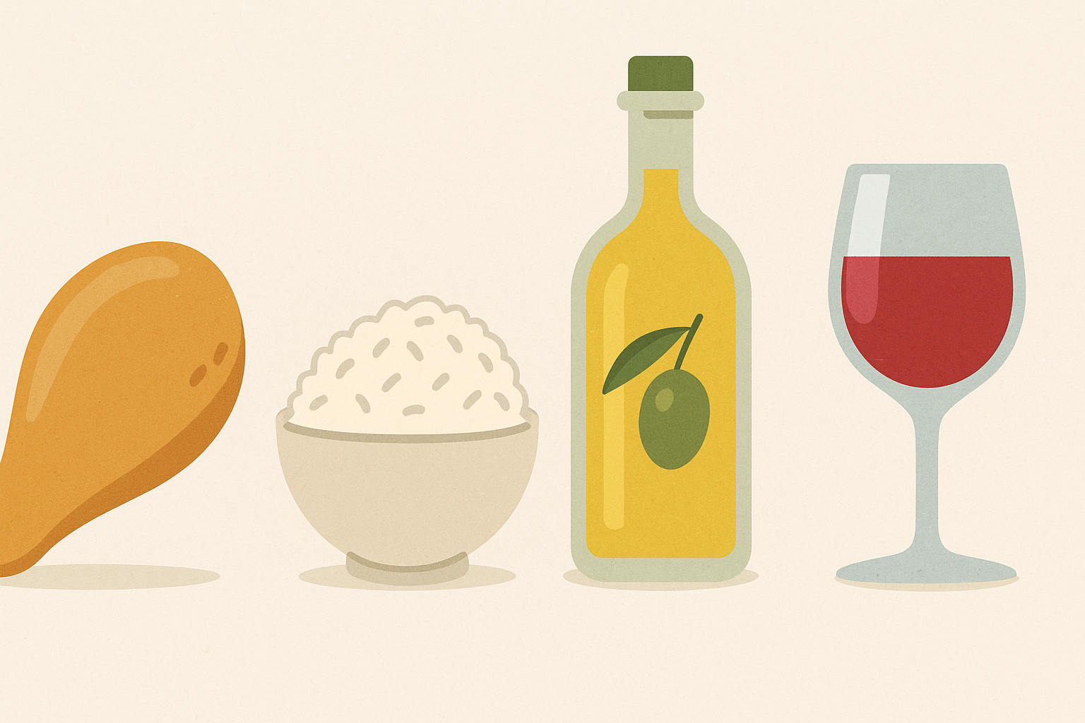 Comparison of food portion sizes next to everyday objects like baseballs and decks of cards to estimate how many calories are in a meal.