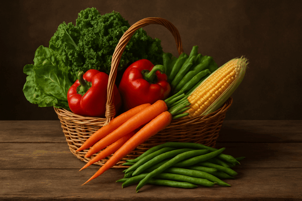 Healthy meal plate divided into sections representing What Are the 5 Food Groups for balanced eating and wellness