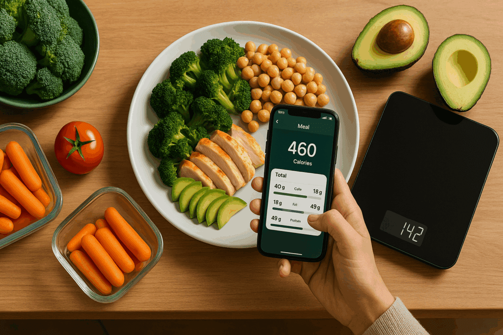 Contrast of unhealthy overeating versus clean meal prepping to highlight how many calories should I eat to gain weight correctly.