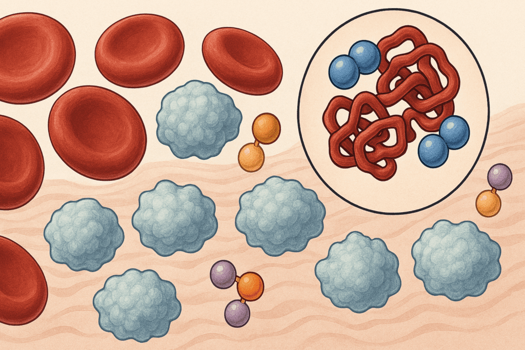 Red blood cells carrying hemoglobin and albumin proteins transporting nutrients in plasma, answering: Which of the following is a function of protein?