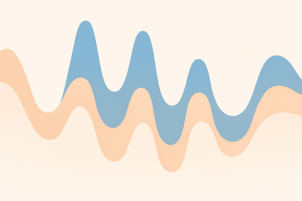 Visual representation of the human sleep cycle showing light, deep, and REM sleep stages, illustrating disruptions like waking up every 2 hours